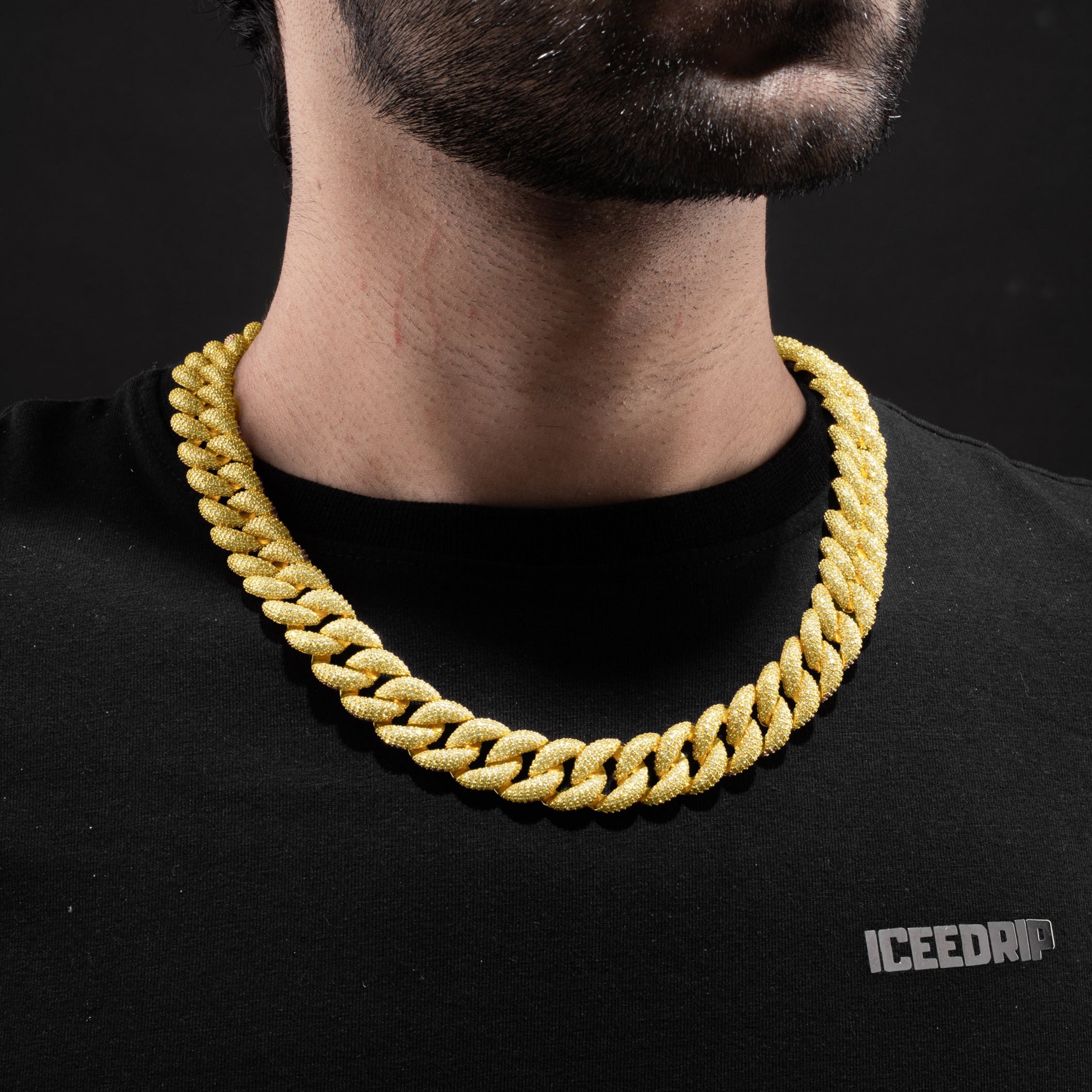 15MM 5-Row Iced Out Cuban Link Chian