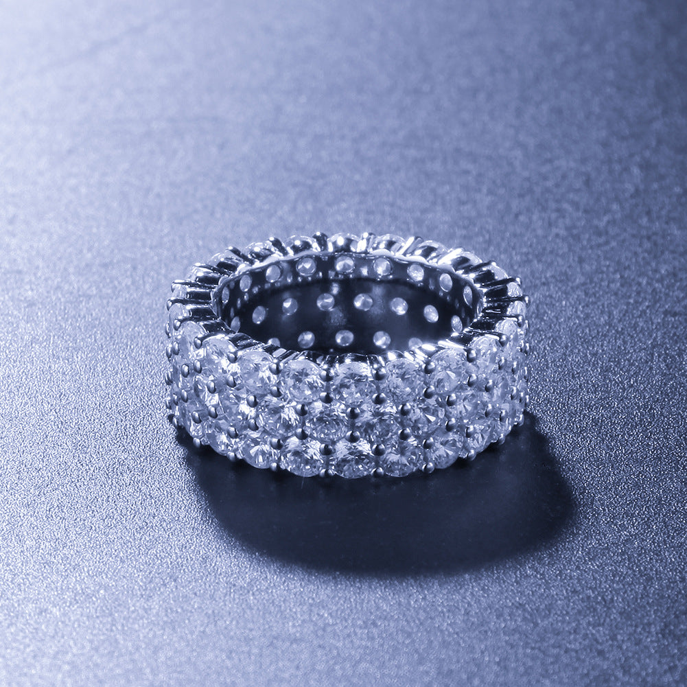 3-Row Eternity Ring