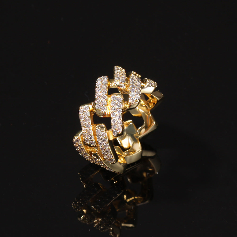 18K Gold-Plated Micro-inlay Ring