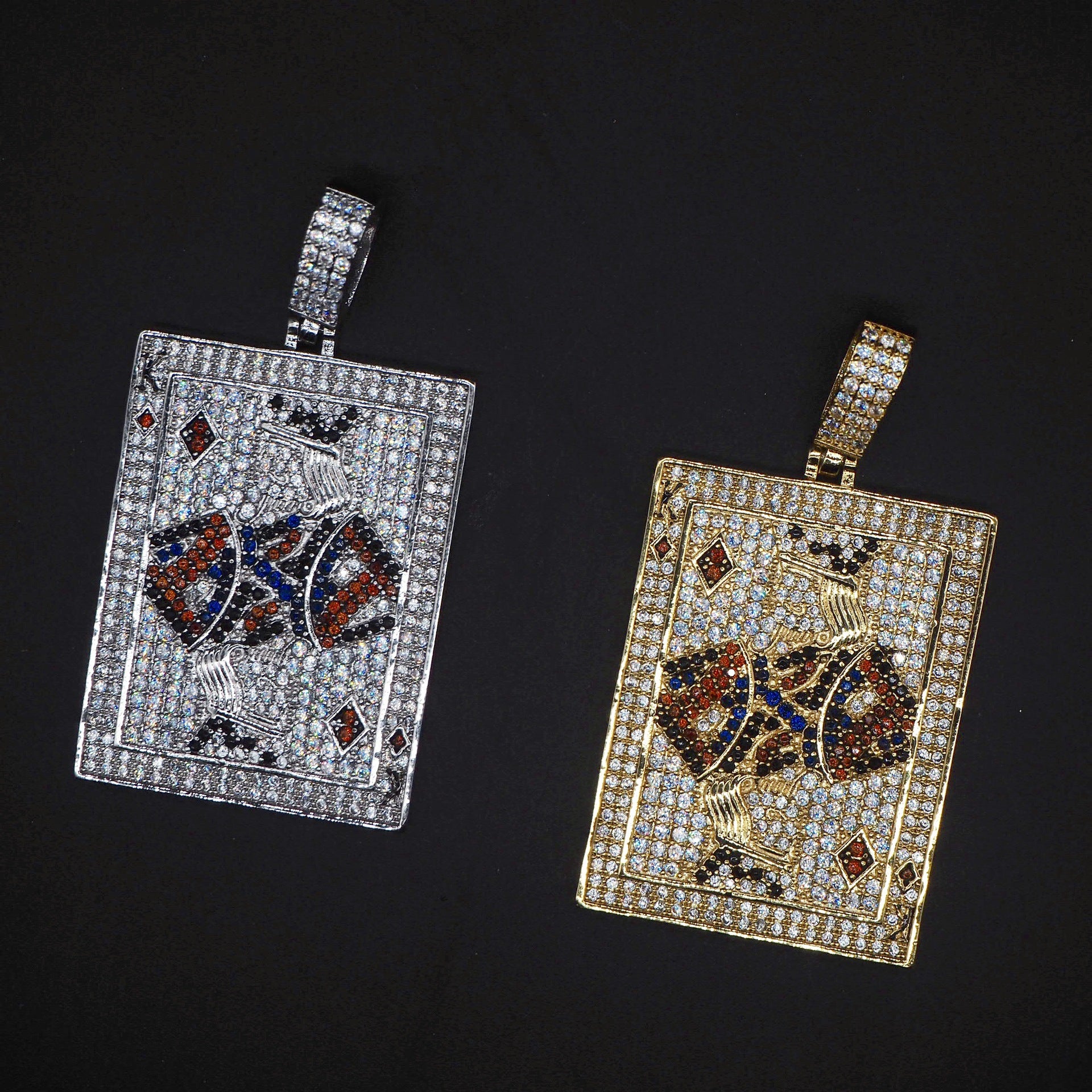 Poker King Iced Necklace