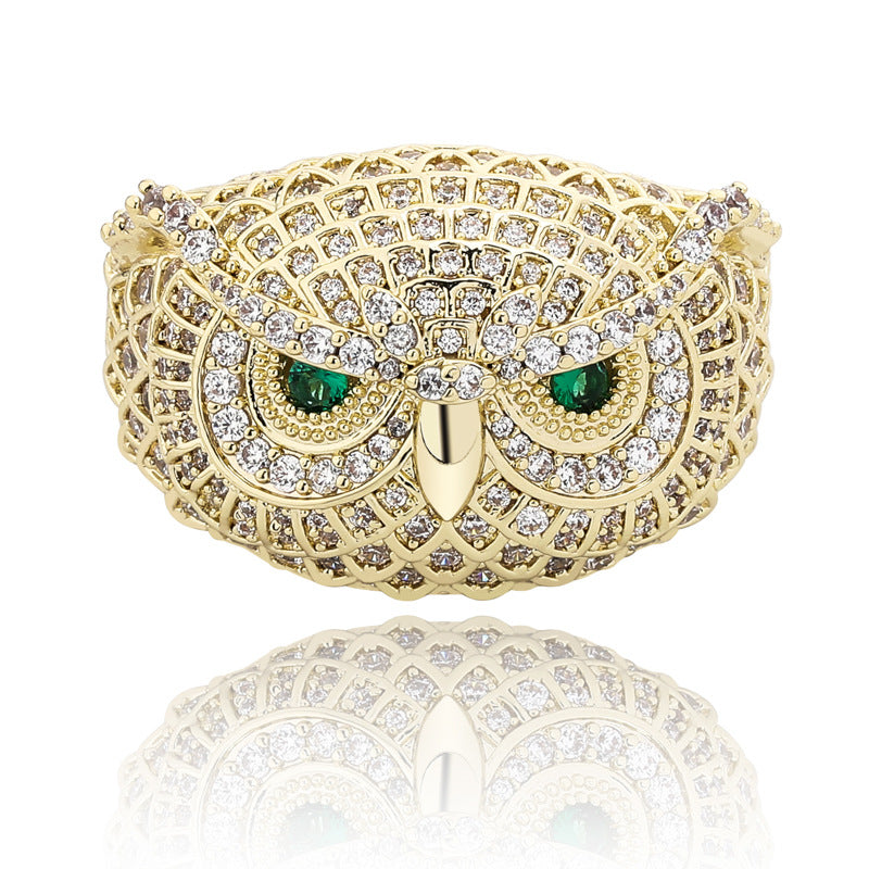 New Iced Owl Ring