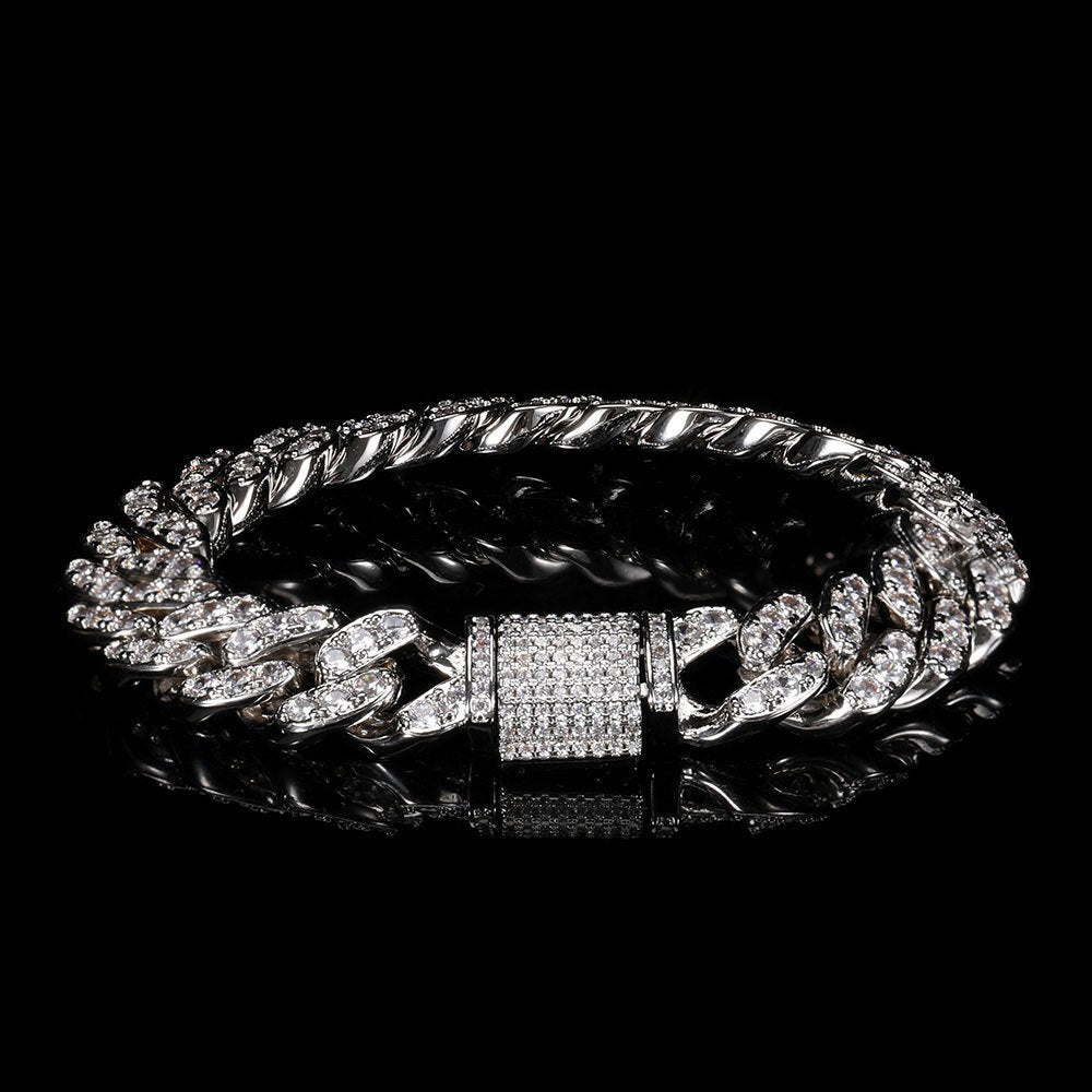 12mm Iced Bling Cuban Bracelet - ICEEDRIP