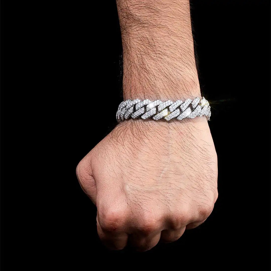 14MM Prong Cuban Link Bracelet ICEEDRIP