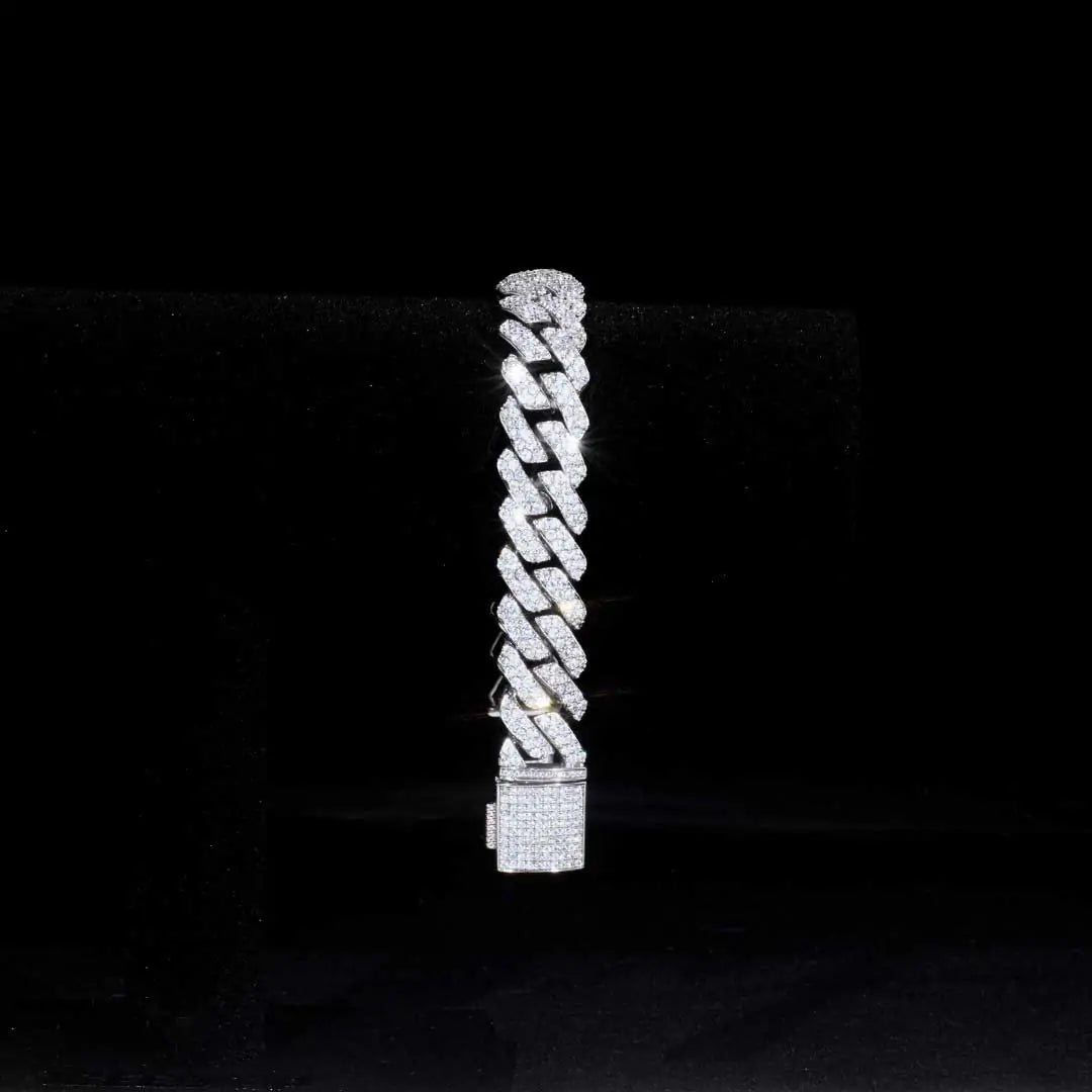 14MM Prong Cuban Link Bracelet ICEEDRIP