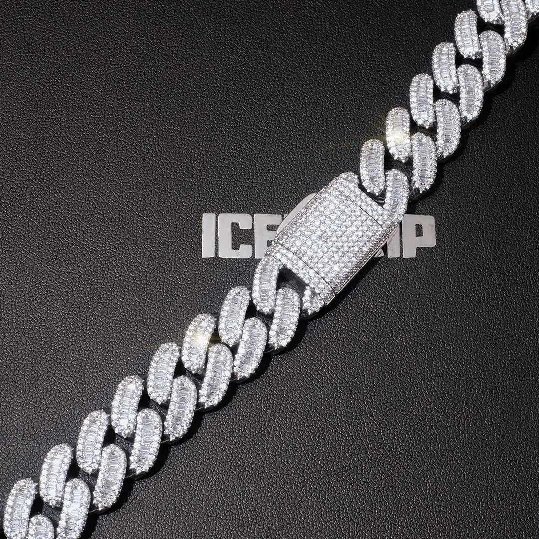 Baguette Cuban Link Chain 