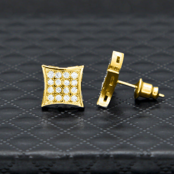 10MM Micro-inlay High Grade Stud Earring