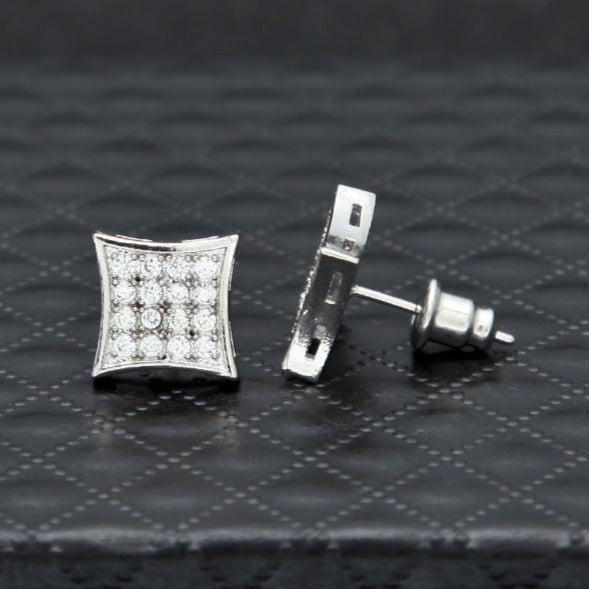 10MM Micro-inlay High Grade Stud Earring