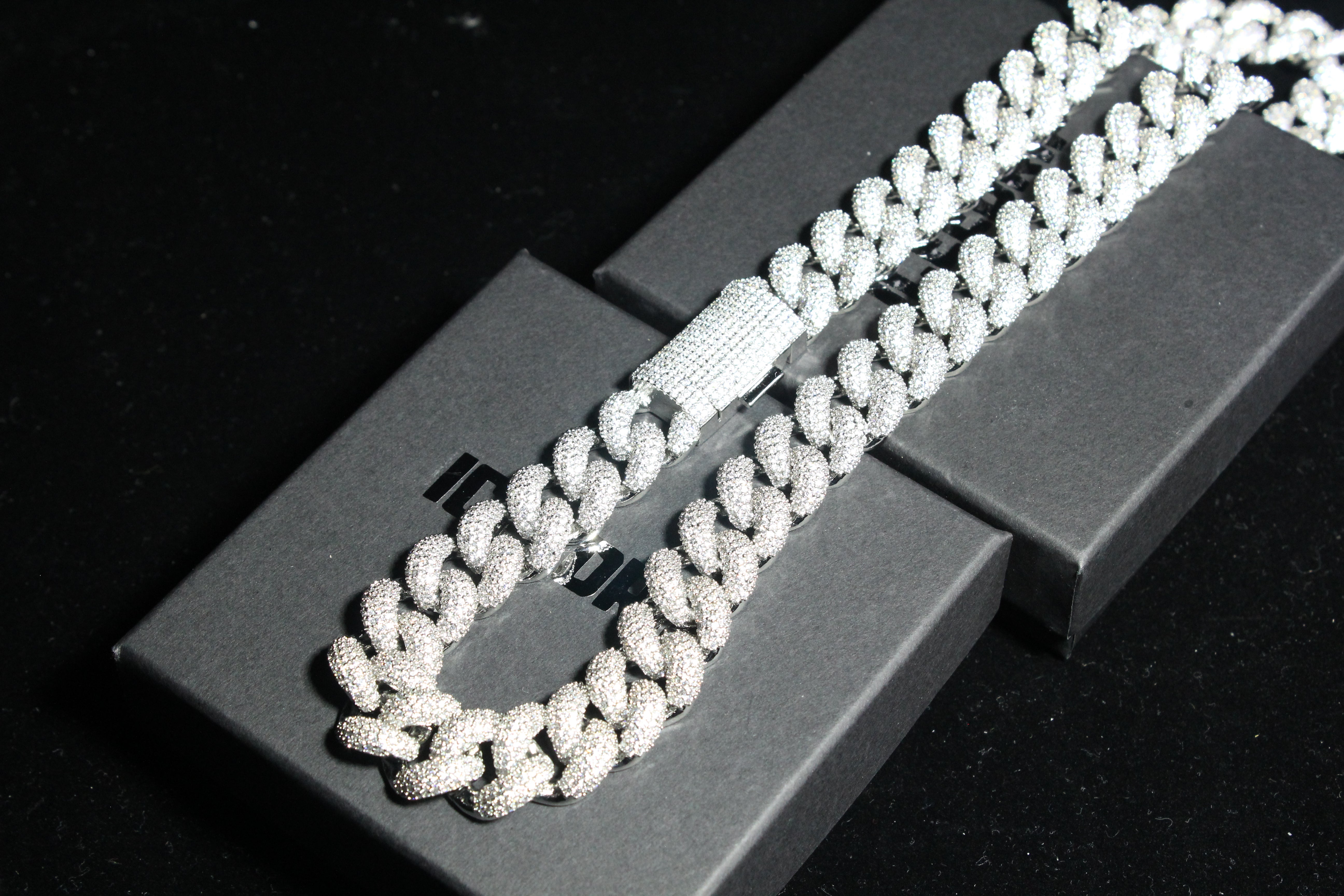 15mm 5-Row Iced Cuban Chain