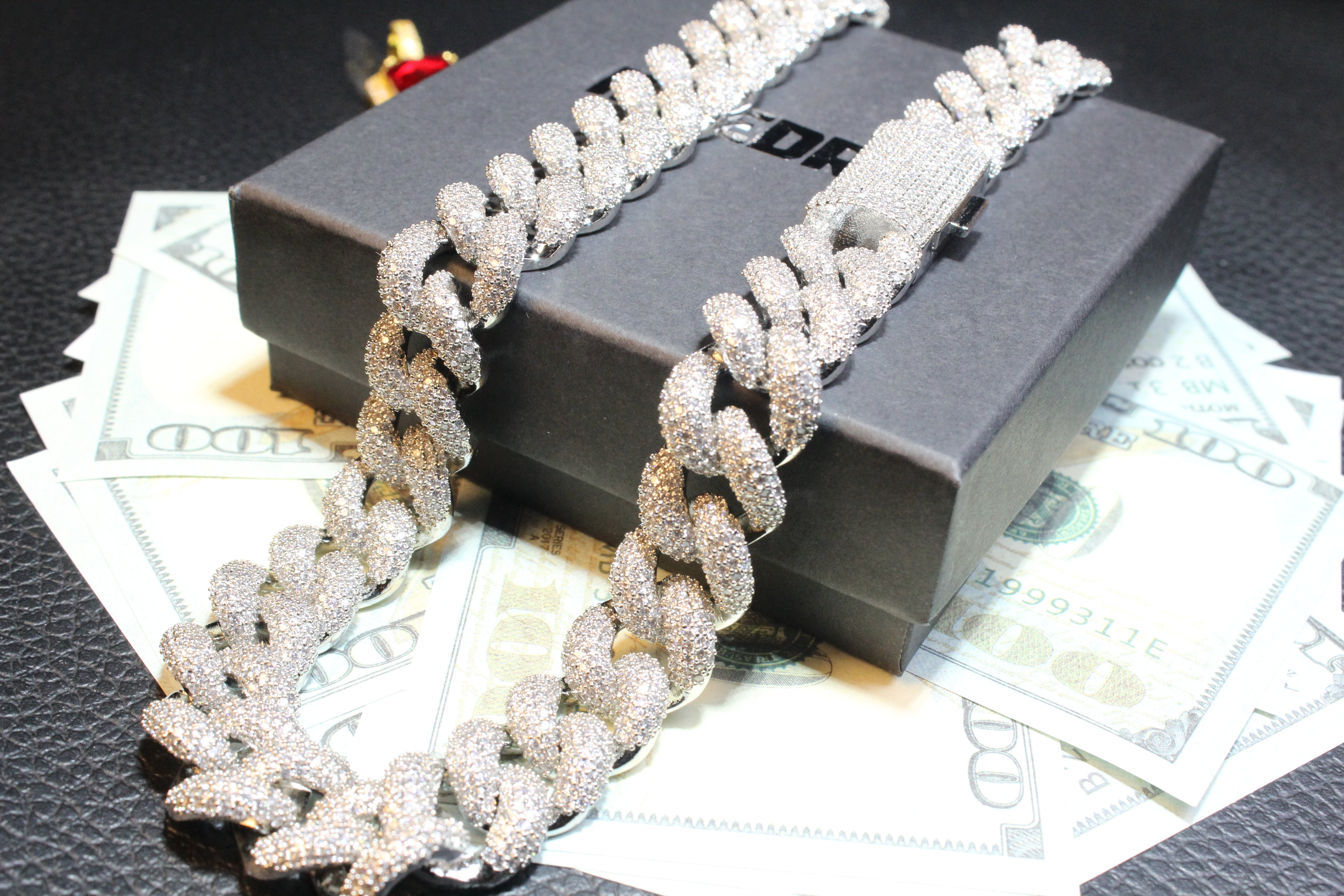 15mm 5-Row Iced Cuban Chain