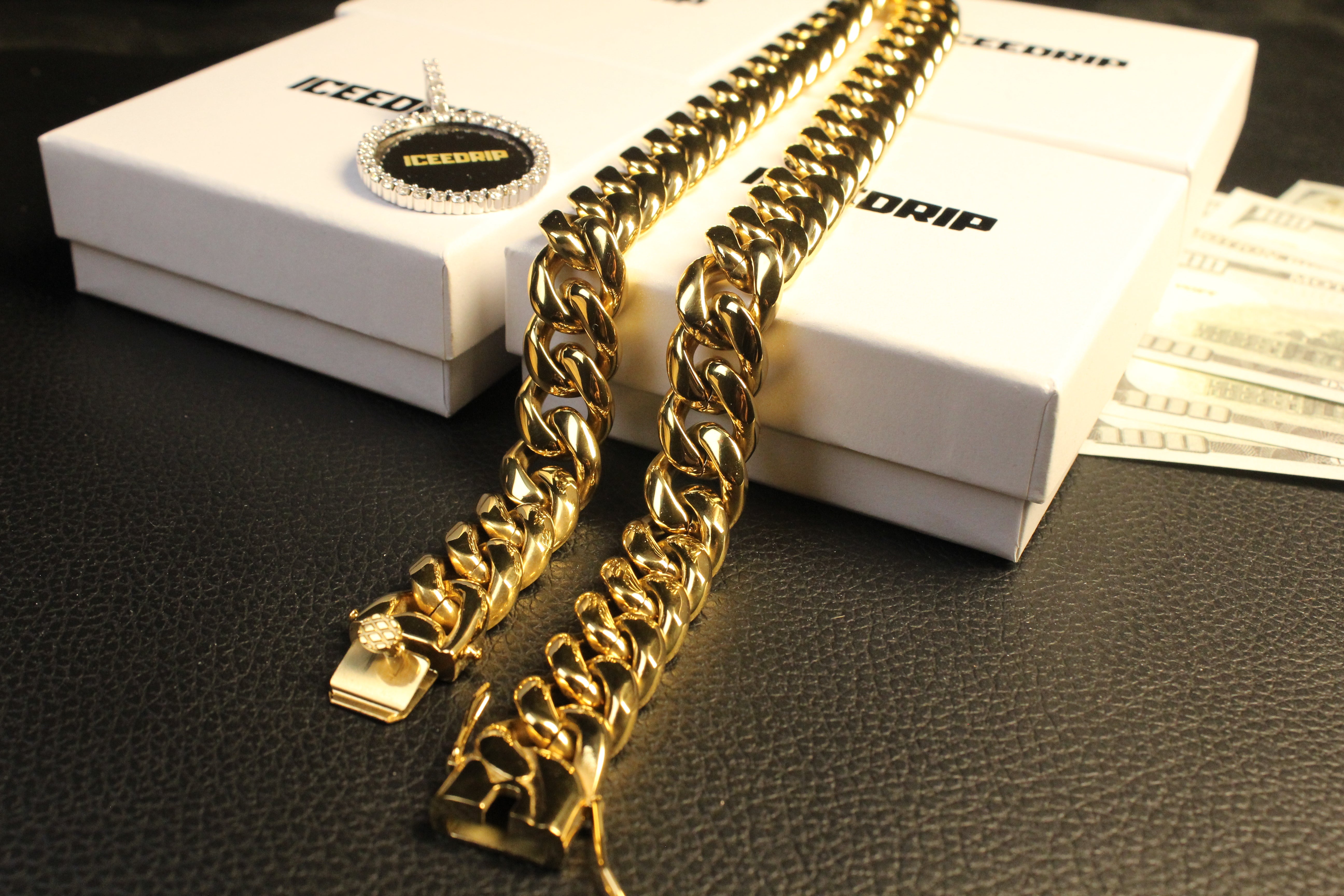 18mm Miami Cuban Link Choker