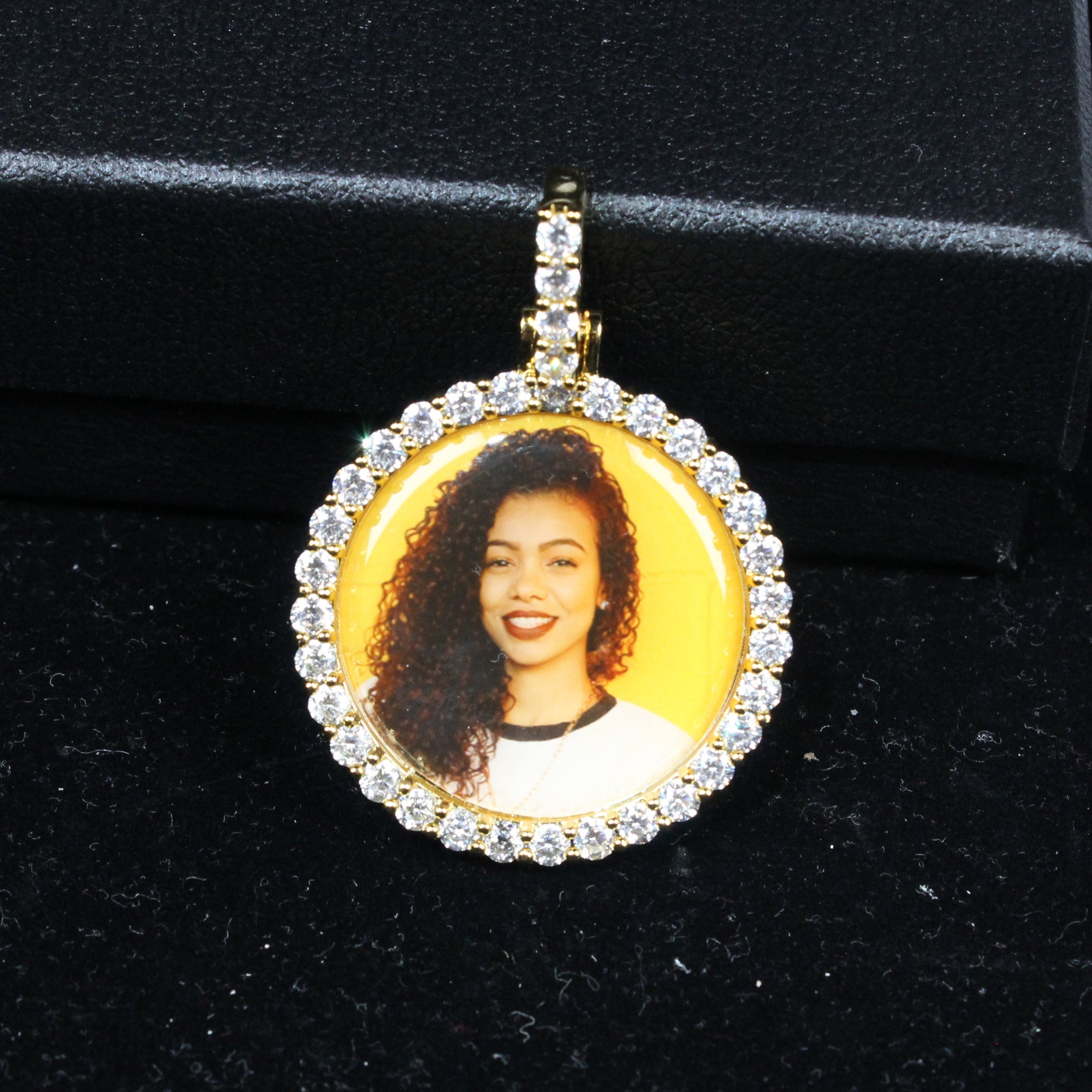 3D Small Circle Custom Picture Pendant