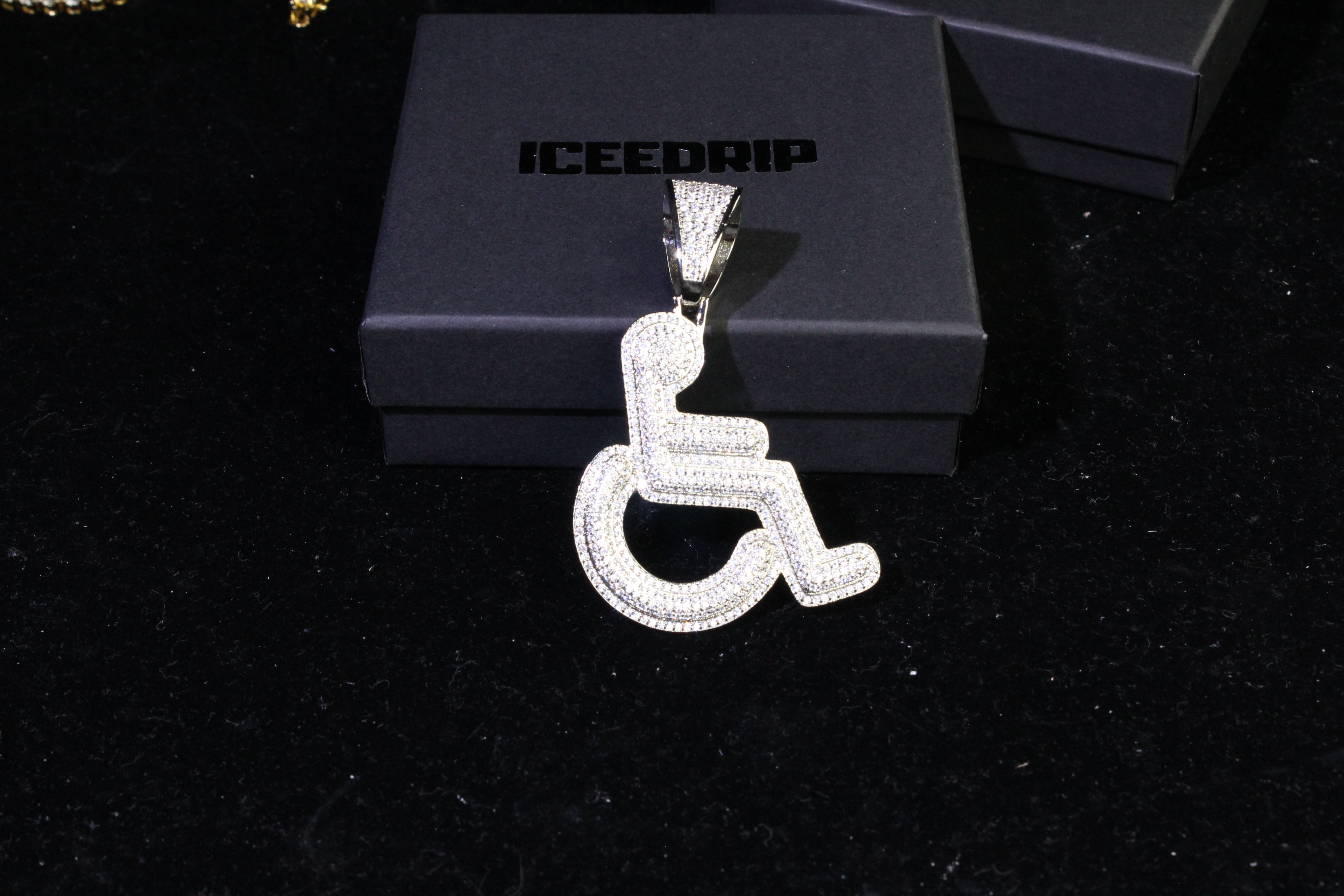 18K Gold-Plated Disabled Sign Necklace