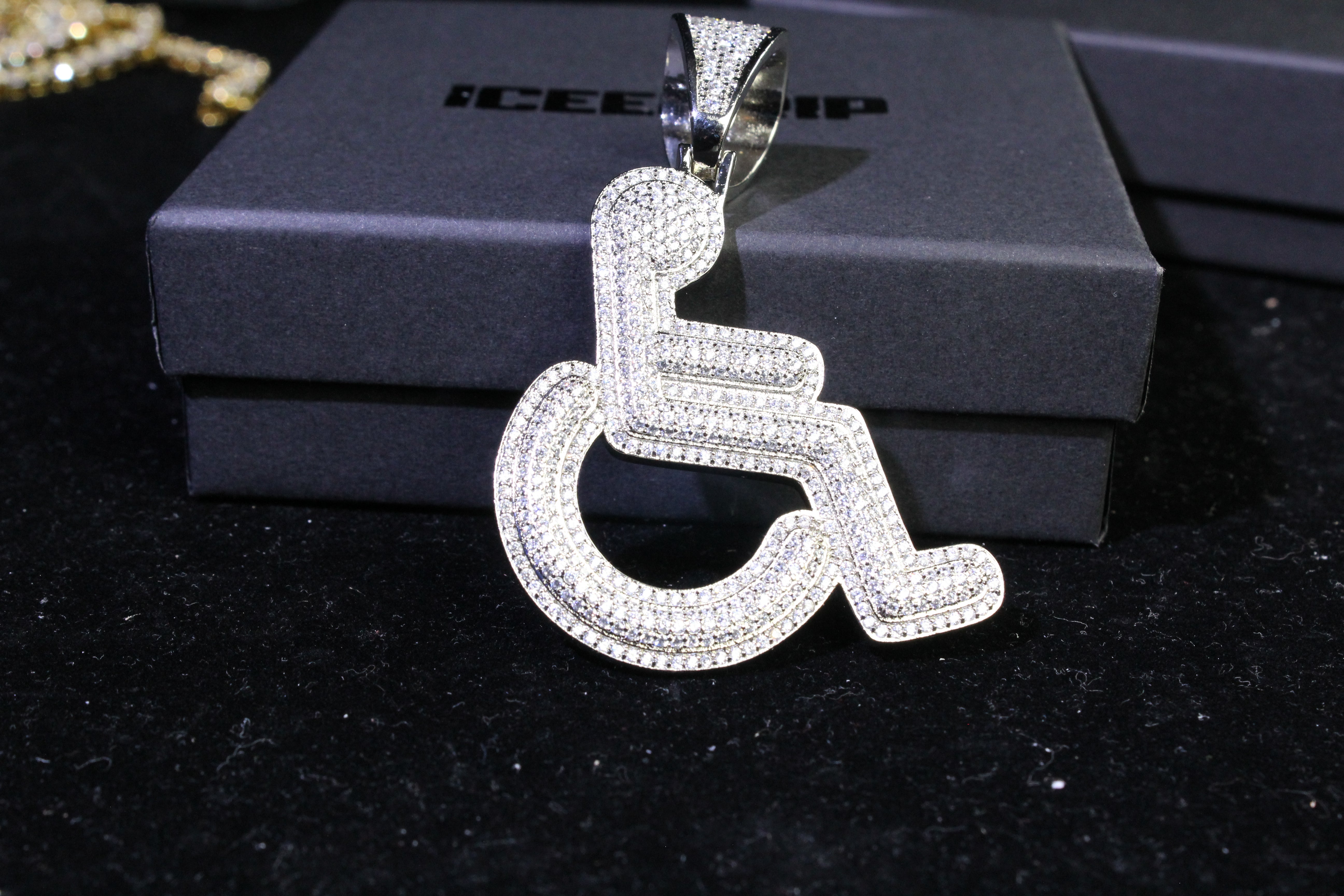 18K Gold-Plated Disabled Sign Necklace