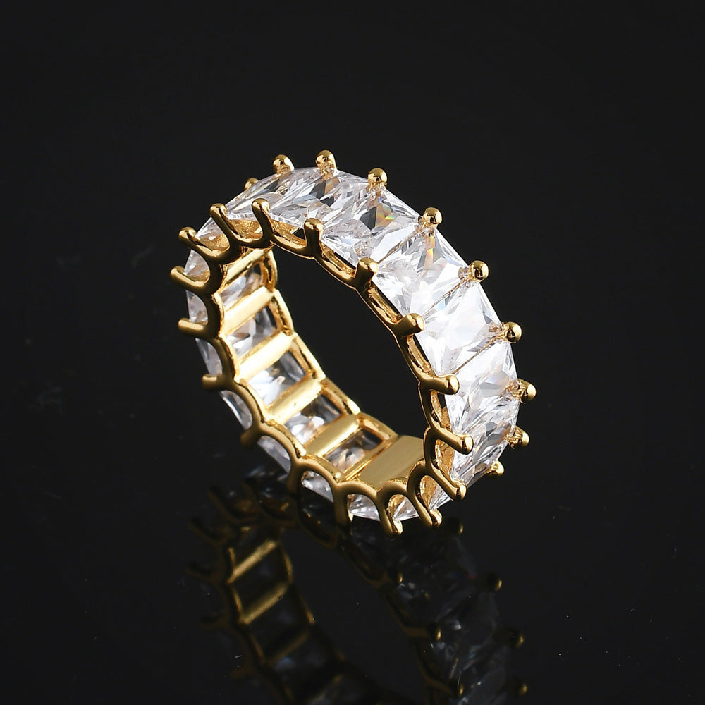 7mm Prong Baguette rings