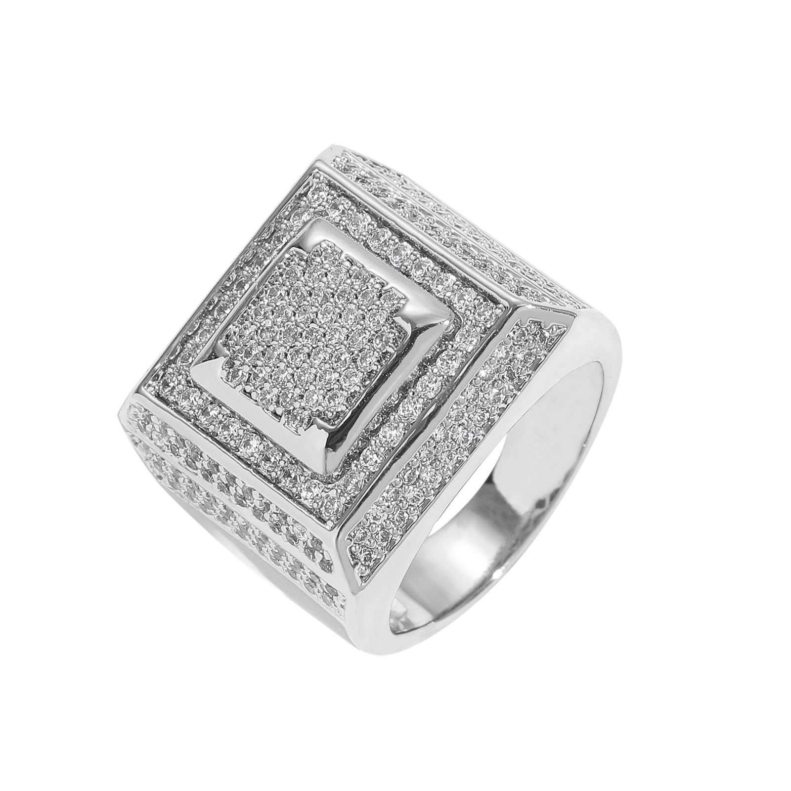 Micro-inlay Square Ring