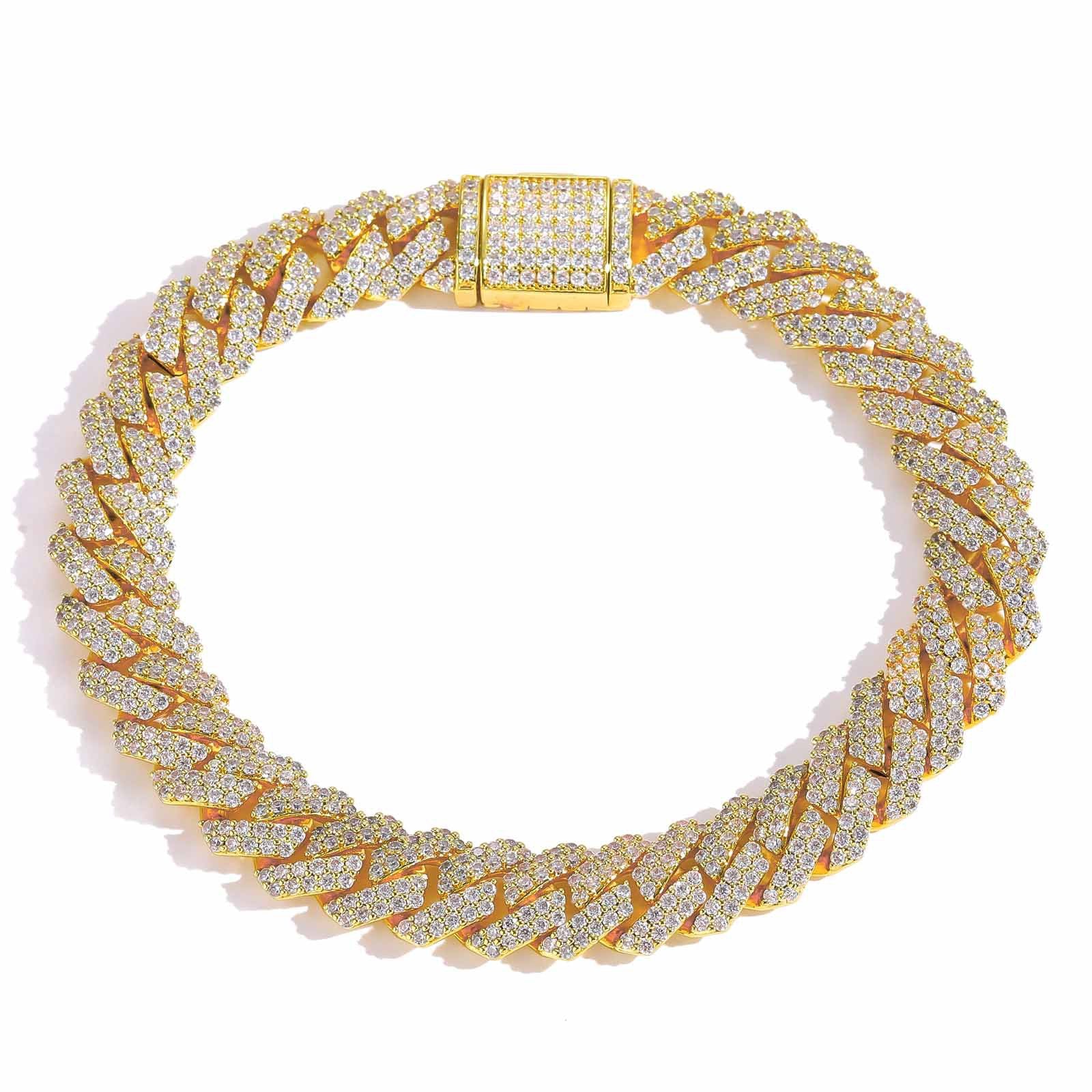 10MM Cuban Link Bracelet  In Gold