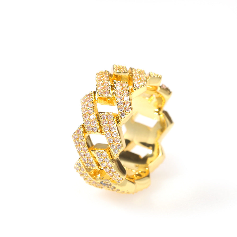 18K Gold-Plated Micro-inlay Ring