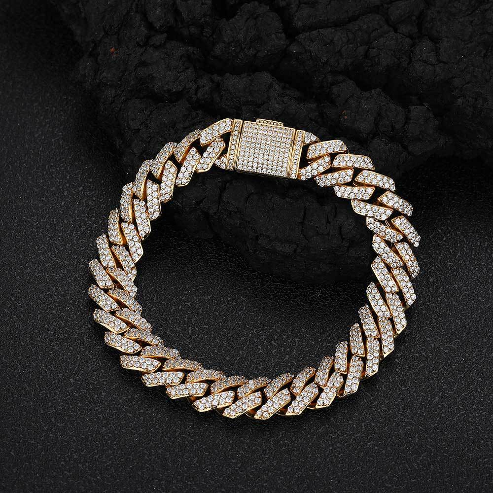 10MM Cuban Link Bracelet  In Gold