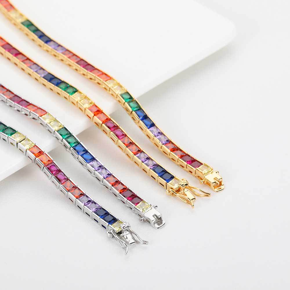 4mm Colorful Iced Dookie Rope Chain