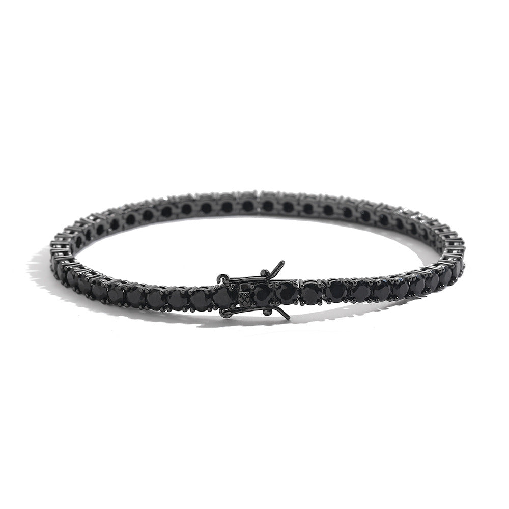 Black Iced Tennis Bracelet